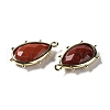 Natural Red Jasper Pendants G-B009-02G-L-2