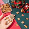 SUNNYCLUE 48Pcs 4 Styles Christmas Plastic Cabochons FIND-SC0011-29-3