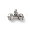 Anti-Tarnish 304 Stainless Steel Pendants STAS-H216-70C-P-1