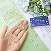 SUNNYCLUE 60Pcs 2 Colors Brass Bead Frame KK-SC0004-66-3