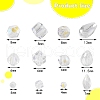 12 Style Electroplate Glass Beads EGLA-SZ0001-18-2
