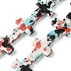 Baking Paint Synthetic Turquoise Beads Strands G-H060-01G-1