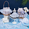 BENECREAT 10M Polyester Pleated Lace Trims OCOR-BC0006-26B-5