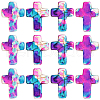 SUNNYCLUE 4 Strands Synthetic Turquoise Beads Strands G-SC0003-08-1