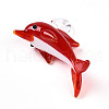 Handmade Silver Foil Lampwork Pendants LAMP-T023-15E-2