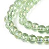 Electroplate Transparent Glass Beads Strands GLAA-T032-T4mm-AB17-3