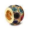 Rhinestone Brass Beads KK-D295-04G-01-2