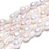 Natural Baroque Pearl Keshi Pearl Beads Strands X1-PEAR-S020-F10-02-3