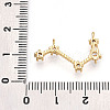 Brass Micro Pave Cubic Zirconia Pendants KK-N261-120F-G-3