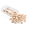 Fashewelry 90Pcs 9 Patterns Natural Theaceae Wood Beads WOOD-FW0001-05-16