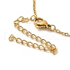 304 Stainless Steel Polygon Pendant Necklaces for Women NJEW-H016-04G-4