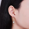 SHEGRACE Brass Gold Plated Dangle Earrings JE99C-4