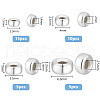   35Pcs 4 Style 925 Sterling Silver Spacer Beads STER-PH0001-71-2