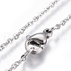 304 Stainless Steel Pendant Necklaces NJEW-E141-23-5