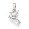 Tarnish Resistant 304 Stainless Steel Pendants STAS-H110-10P-2