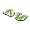 St. Patrick's Day Themes Printed Wood Pendants WOOD-V002-02E-2