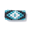 Handmade Glass Seed Beaded European Beads PALLOY-MZ00694-03-1