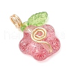 Transparent Glass Pendants PALLOY-JF03961-4