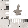 304 Stainless Steel Pendants STAS-G344-04A-P-3