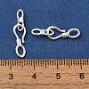 Brass S-Hook Clasps KK-H502-09S-3