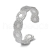 304 Stainless Steel Cuff Bangles for Women BJEW-Z078-18P-1