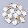 Electroplate Freshwater Shell Pendants SHEL-S276-62A-1