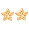 304 Stainless Steel Stud Earrings for Women EJEW-K306-19G-4