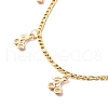Dainty Cherry Alloy Enamel Pendant Necklace for Teen Girl Women NJEW-JN03757-01-6