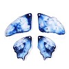 Transparent Epoxy Resin Pendants RESI-T057-32B-2