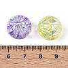UV Plating Transparent Acrylic Beads TACR-N020-02-2