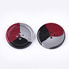Tri-color Resin Buttons RESI-S377-06B-01-2