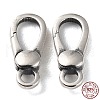 925 Thailand Sterling Silver Lobster Claw Clasps STER-D003-27B-P-3