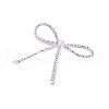 Alloy & Glass Bowknot Chandelier Component Links PALLOY-D360-01G-2