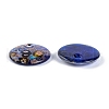 Handmade Silver Foil Lampwork Pendants FOIL-S116-2-B-4