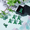 SUNNYCLUE 30Pcs Awareness Ribbon Enamel Pins JEWB-SC0001-28-4