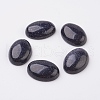 Synthetic Blue Goldstone Flat Back Cabochons G-G741-18x25mm-09-1