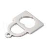 304 Stainless Steel Pendants STAS-WH0016-05-P02-2