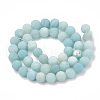 Natural Amazonite Beads Strands G-T106-188-3