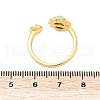 Brass Cuff Rings for Women KK-P302-22B-G-2