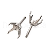 304 Stainless Steel Stud Earring Findings STAS-B091-02B-08P-2