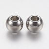 Tarnish Resistant 201 Stainless Steel Beads STAS-F141-17P-2