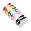 10 Rolls 10 Colors Flat Elastic Crystal String EW-YW0001-08-2