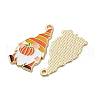 Thanksgiving Day Alloy Enamel Pendants ENAM-V002-02E-G-2