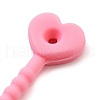 Heart Silicone Cable Ties X-SIL-T057-01I-4