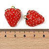 Brass Enamel Pendants KK-R224-14E-G-3