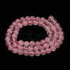 Natural  Rose Quartz Beads Strands X-G-L104-6mm-01-2