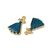 304 Stainless Steel Enamel Pendants STAS-Z140-10G-2