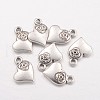 Tibetan Style Alloy Charms Pendants TIBEP-A124433-AS-FF-1