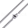 304 Stainless Steel Pendant Necklaces NJEW-C042-07P-4