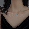 Bean 925 Sterling Silver Pendant Necklaces for Women FS-WGEDBD6-01-3